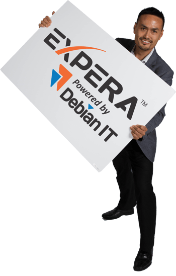 Vince-Holding-Sign-Expera-Debian-600x940-1